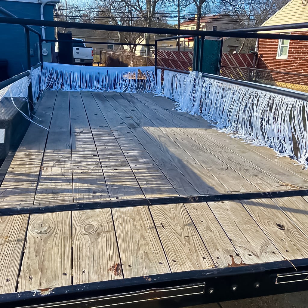 Parade float trailer