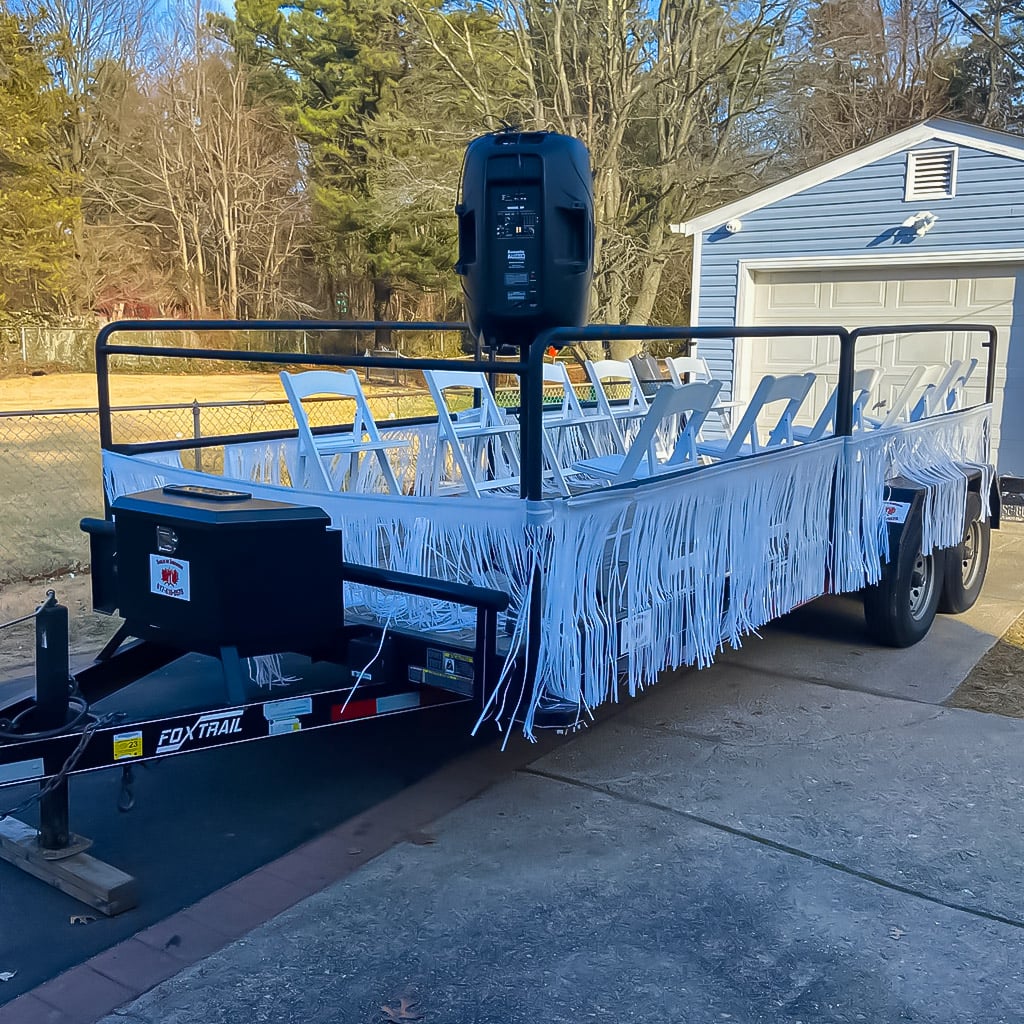 Parade float trailer