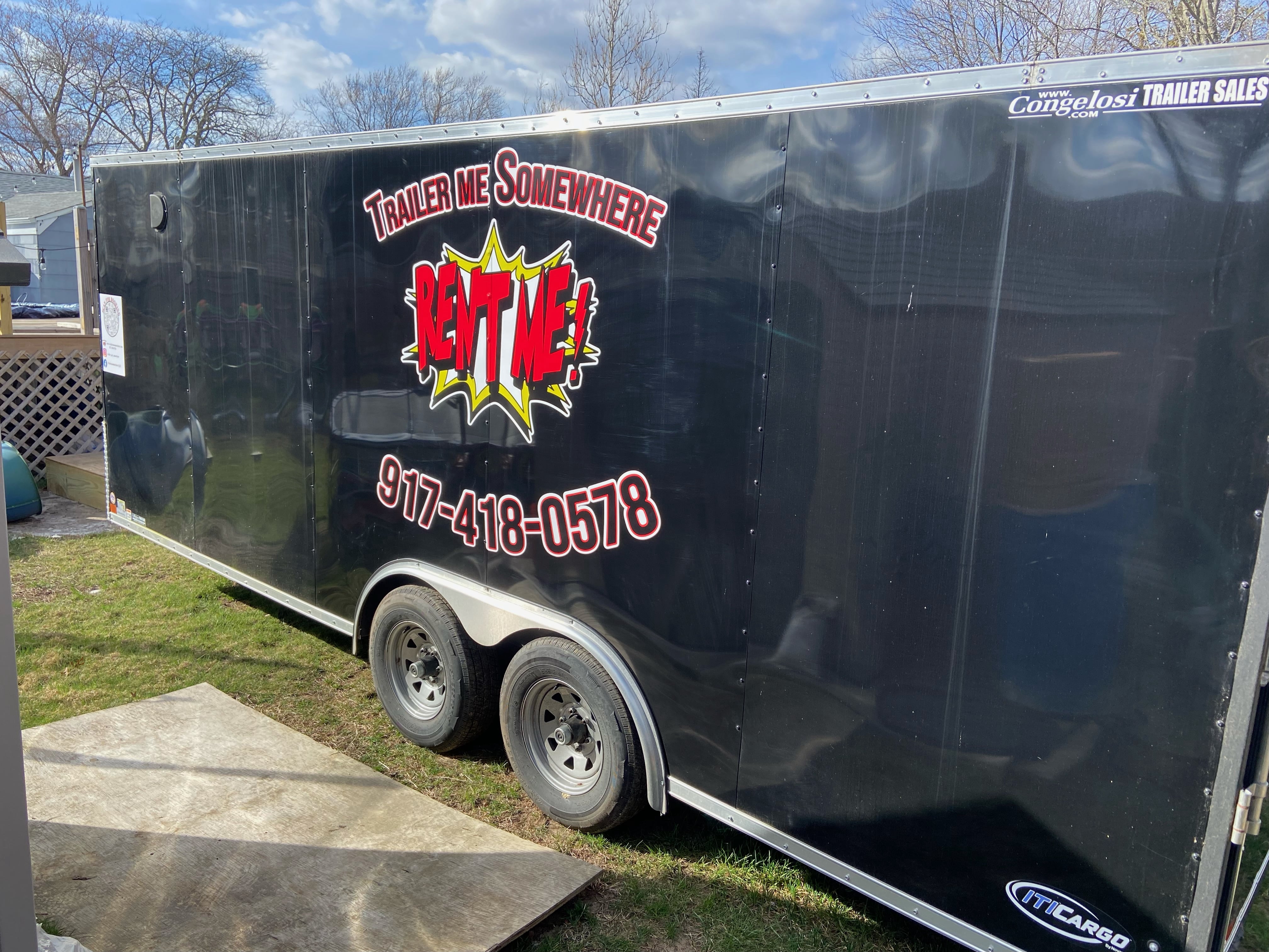 8x20 Enclosed Trailer by Trailer Me Somewhere