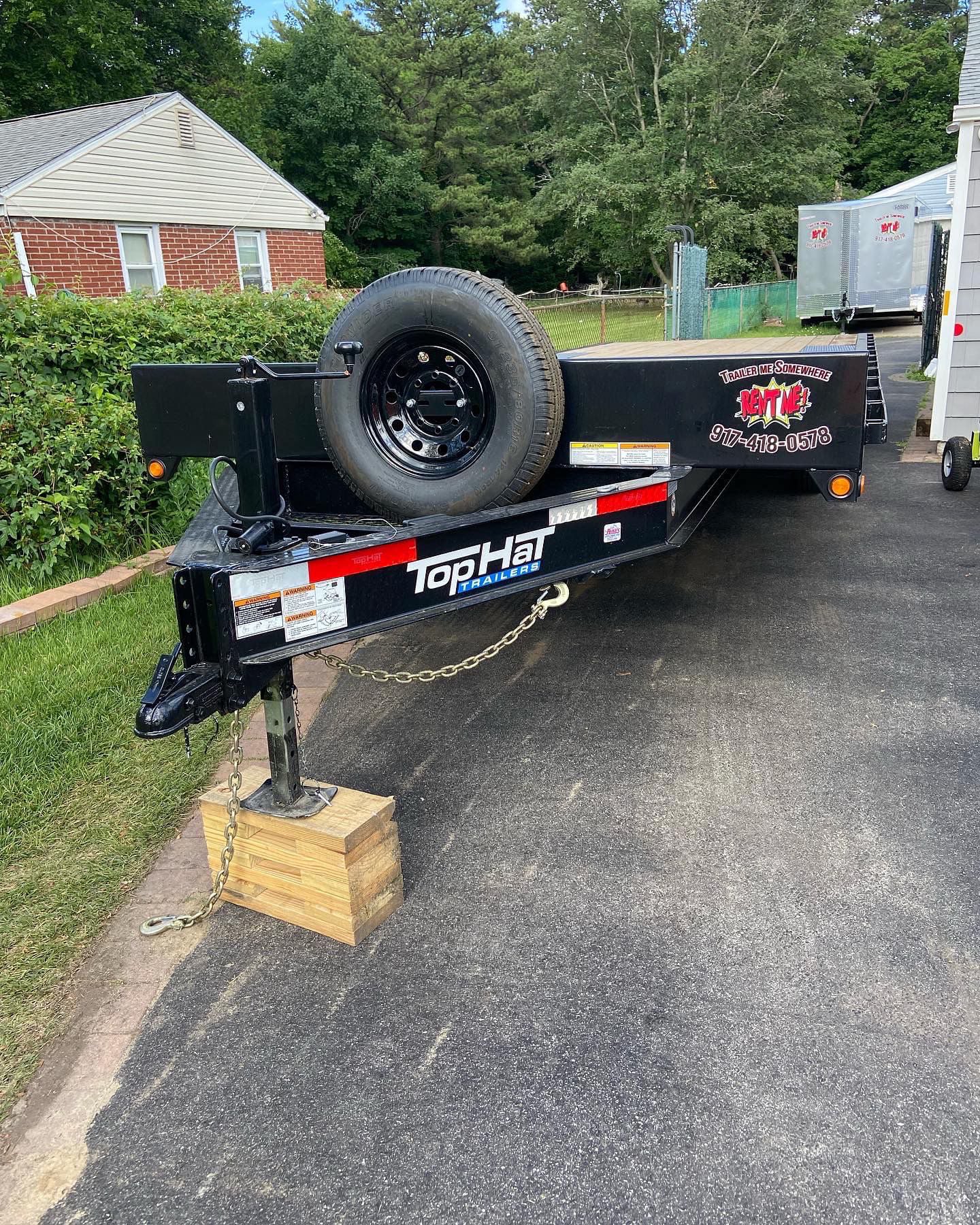 24x8.5 Deckover Flatbed Trailer by Trailer Me Somewhere